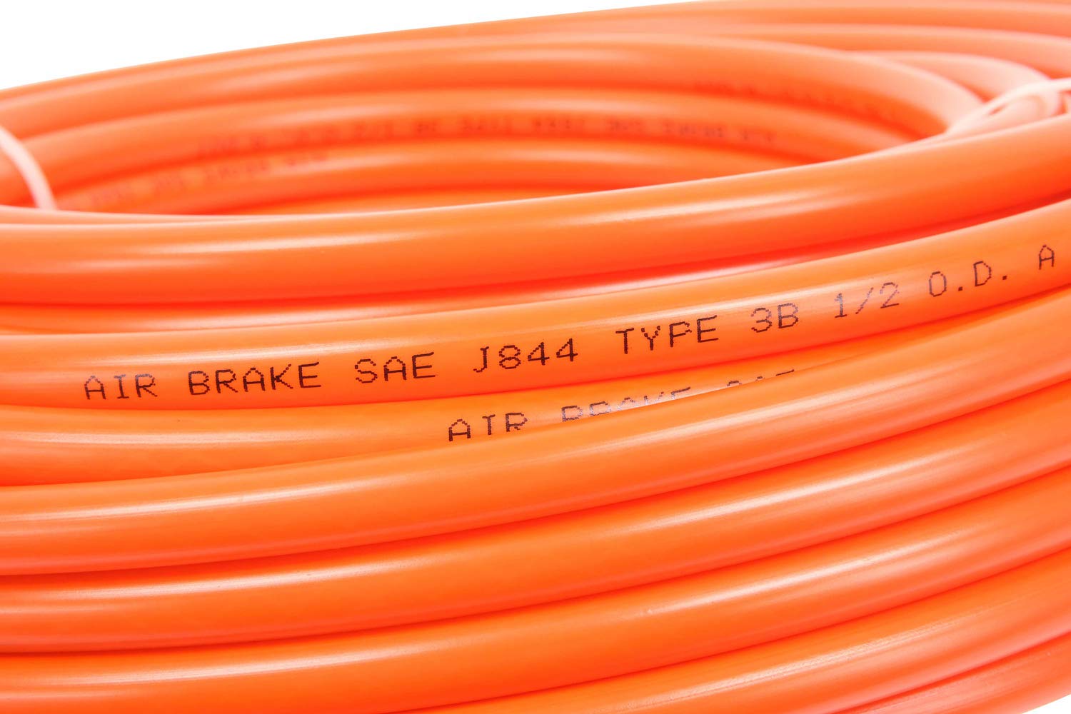 Mytee Products 1/4'' Od X 100' Orange Sae J844 Nylon Air Brake Tubing Dot Approved | Pneumatic Nylon Air Line Hose For Air Brake
