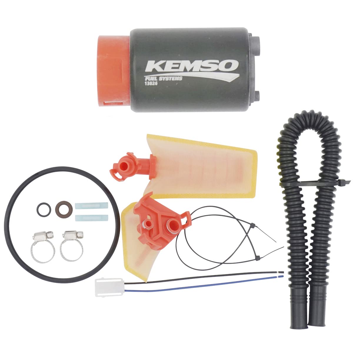 Kemso 13826 High Performance Intank Fuel Pump For For 2006-2023 Yamaha Yfm700 Raptor 700/Kodiak 1S3-13907-10-00/2007-2023 Yamaha