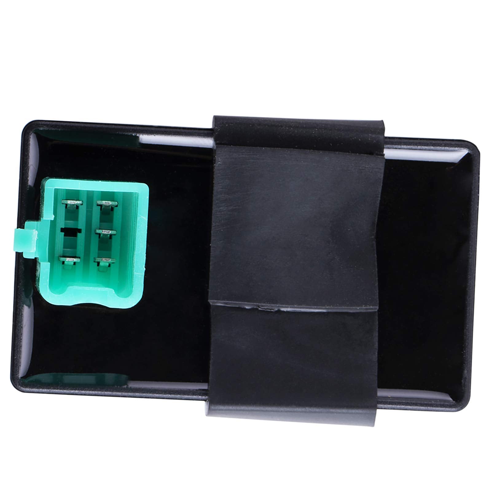 CNCMOTOK Ignition Coil 5-PIN CDI Box Solenoid 4-PIN Relay Voltage Regulator Spark Plug Kit for 50cc 70cc 90cc 110cc 125cc ATV Ch