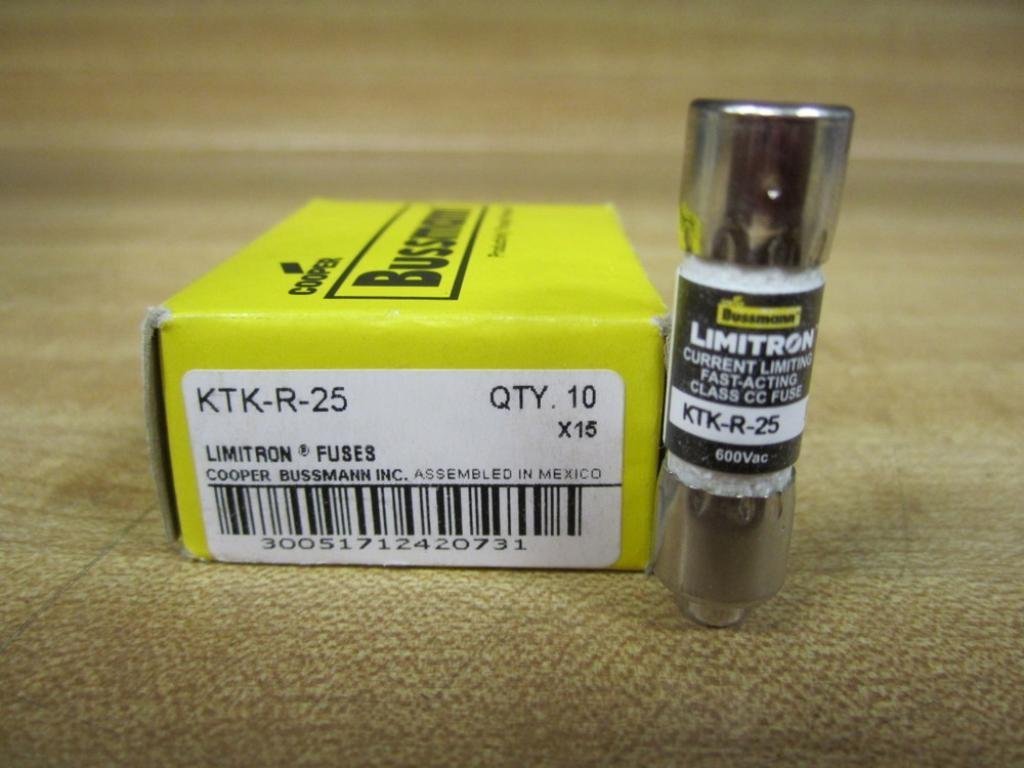 Bussmann Ktk-R-25 Limitron Bussfuse Ktkr25 Cooper (Pack Of 10)