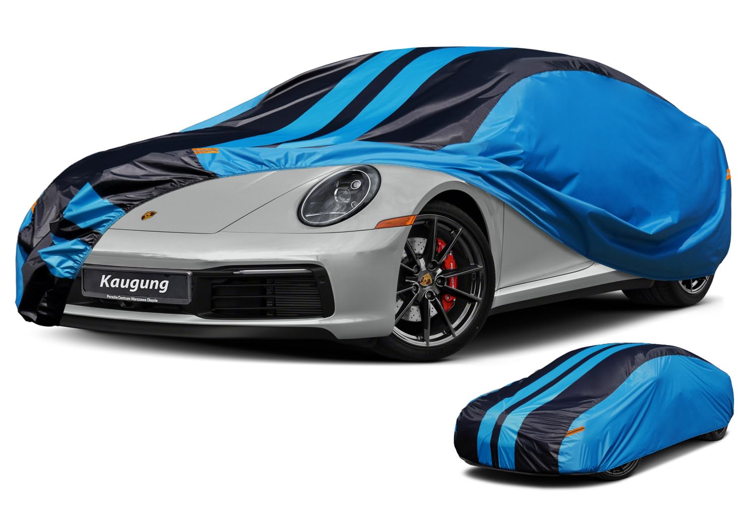 Kaugung Car Cover Waterproof Custom Fit Porsche 911(1997-2025), Full Exterior Cover For Automobiles Lightweight Resistant Outdoo