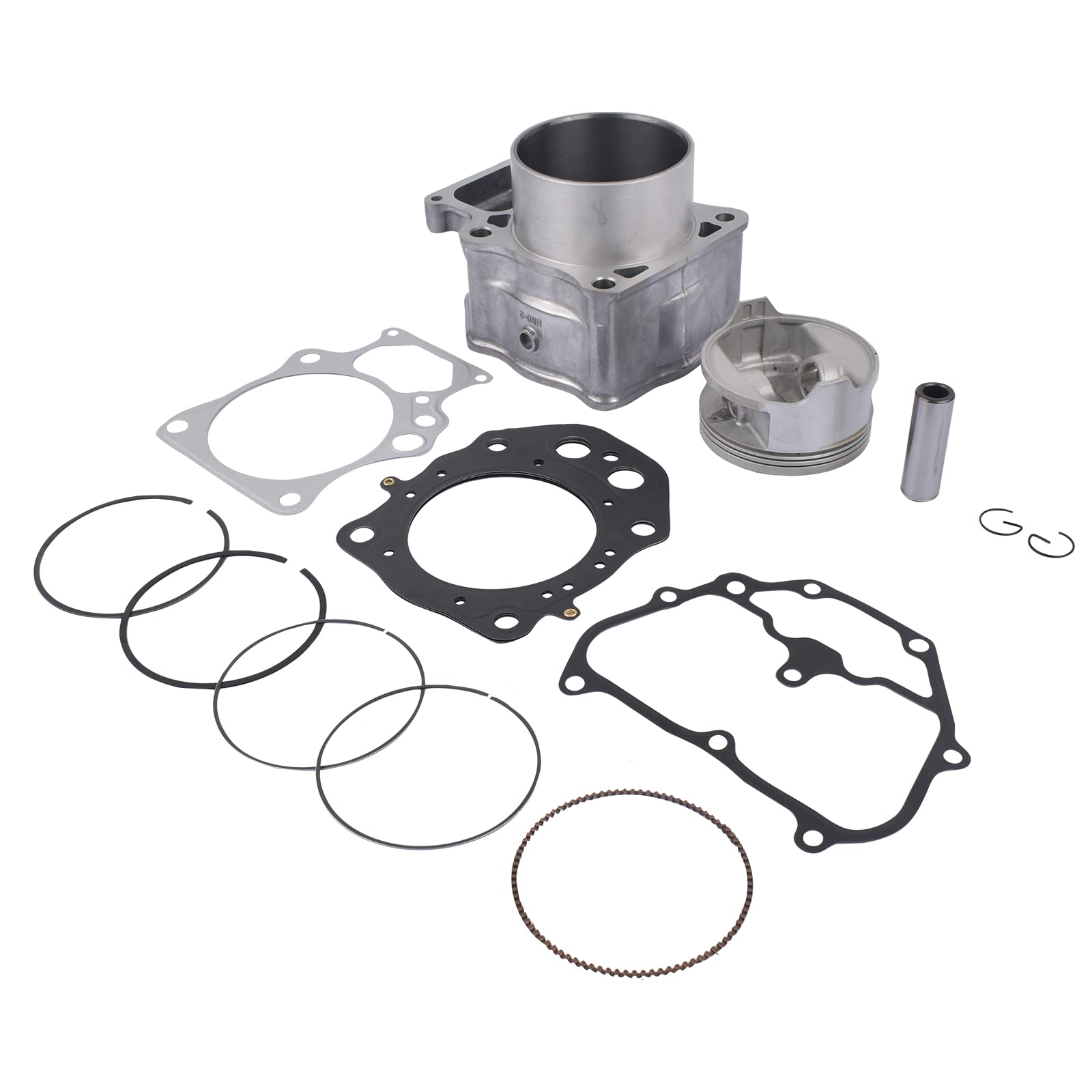 Lamerto Cylinder Piston Gasket Top End Rebuild Kit Replacement For Honda Trx500 Foreman Rubicon 500 2012-2019, Pioneer 500 2015-