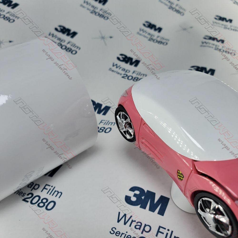 3M 2080 G10 Gloss White 5Ft X 2Ft (10 Sq/Ft) Car Wrap Vinyl Film