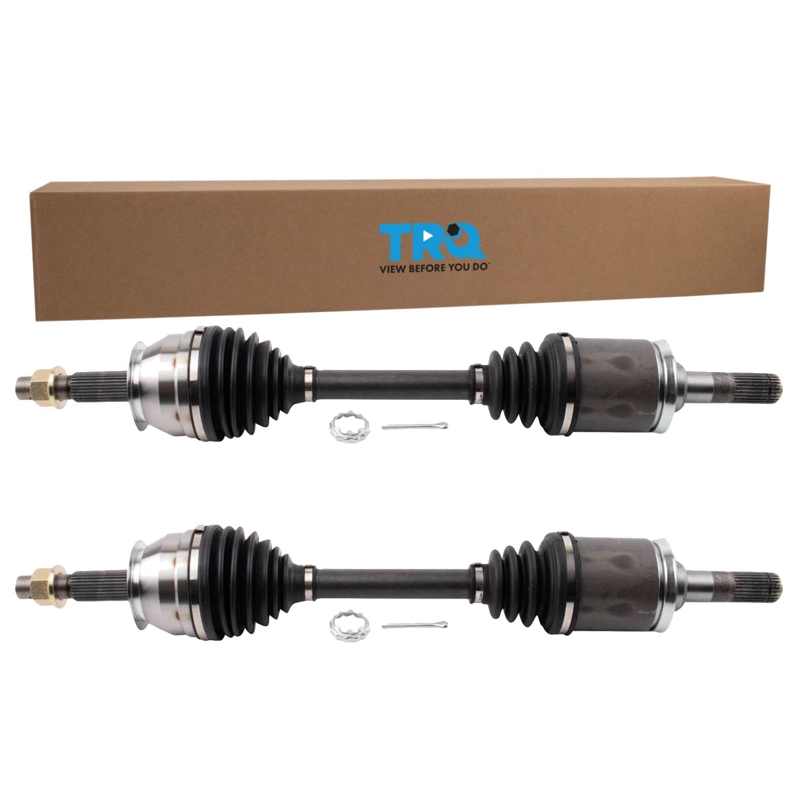 Trq Front Cv Axle Assembly Set Compatible With 2017-2020 Nissan Titan