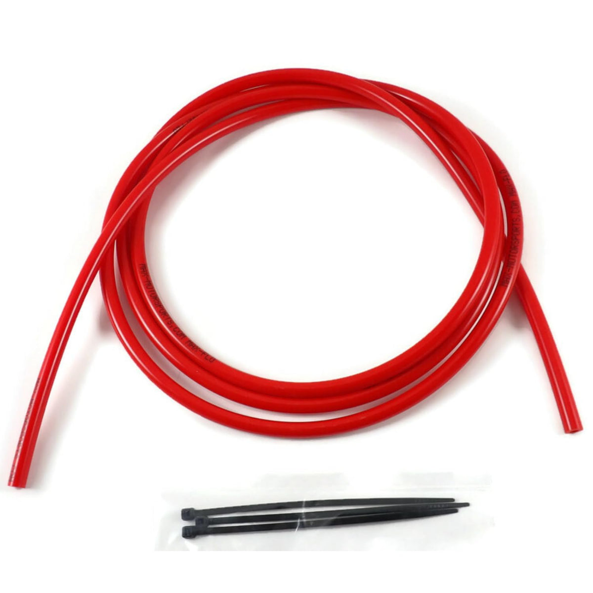 6'ft x 1/8'' (3.2mm) ID x 1/4'' OD Vinyl Small Carburetor Vent Hose Fuel Line Mx ATV Dirtbike Carb (Solid Bright Red)
