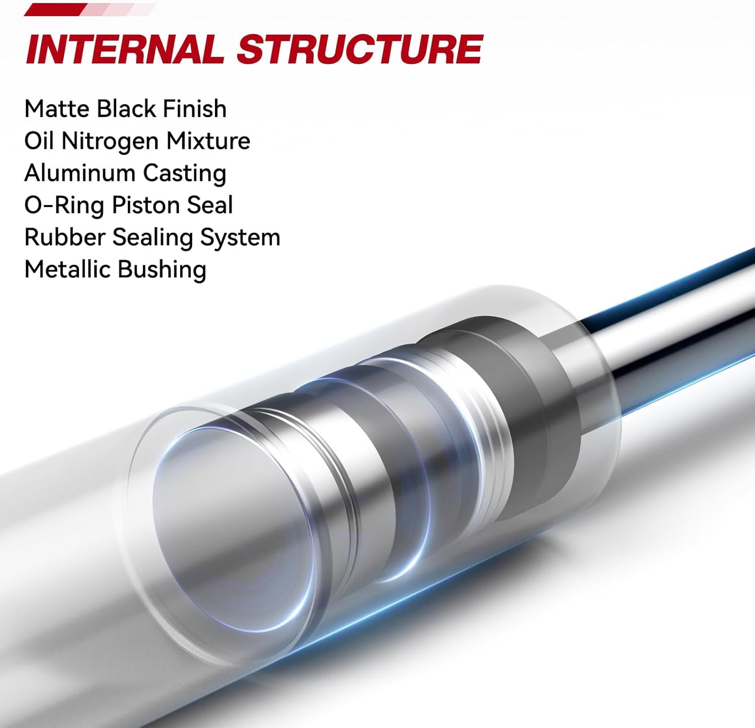 Vepagoo Pm9020 Front Hood Struts Compatible For 2008-2017 A4 A5 Allroad Audi Fastback Quattro Rs5 S4 S5 Sportback Gas Shock Lift