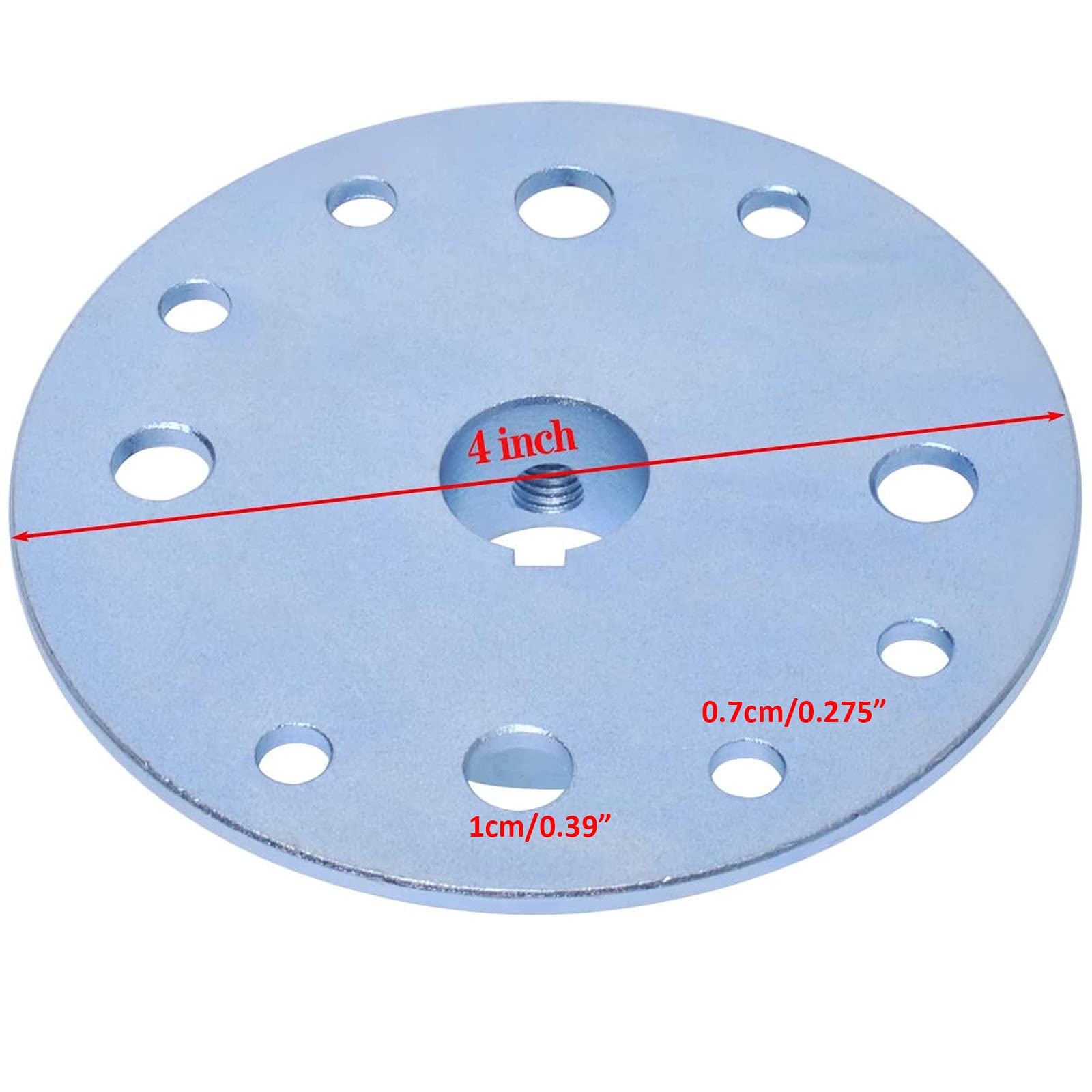 Gekufa Go Kart Sprocket Hub With 3/4' Bore & 3/16' Keyway Fit For Go-Karts And Mini Bikes, Sprocket And Drum Mounting Hub (Hardware Included)