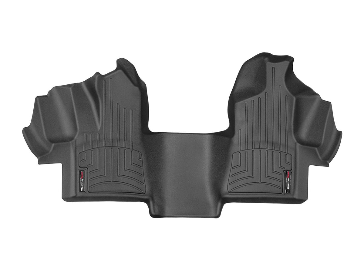 WeatherTech Custom Fit FloorLiners for Ford Transit - 1st Row - Over The Hump (447391), Black