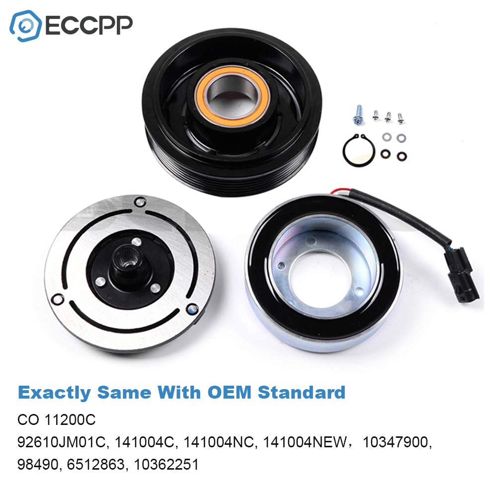 Eccpp A/C Compressor Clutch 2008-2013 For Nissan Rouge Cabstar 2.5L Ac Clutch