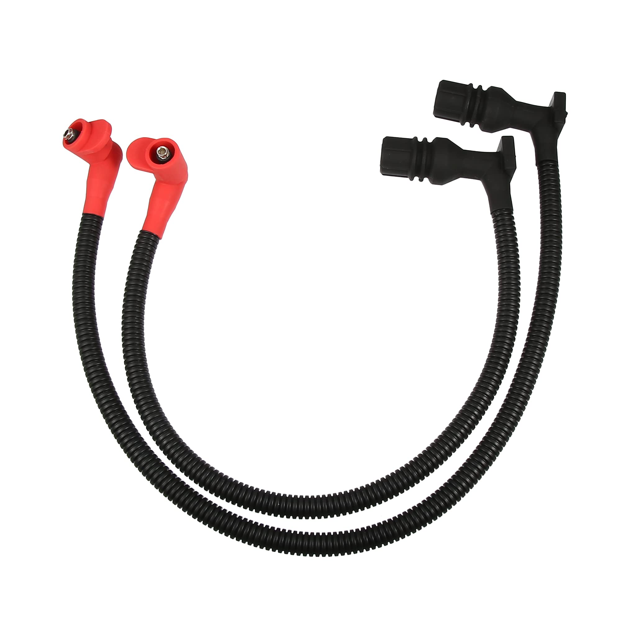 X Autohaux Ignition Coil Wire Ignition Spark Plug Wire Spark Plug Cap For Polaris For Ranger 800 Efi 2011-2017 For Ranger Crew 800 2011-2014 For Rzr 4 S 800 4012888 4012889