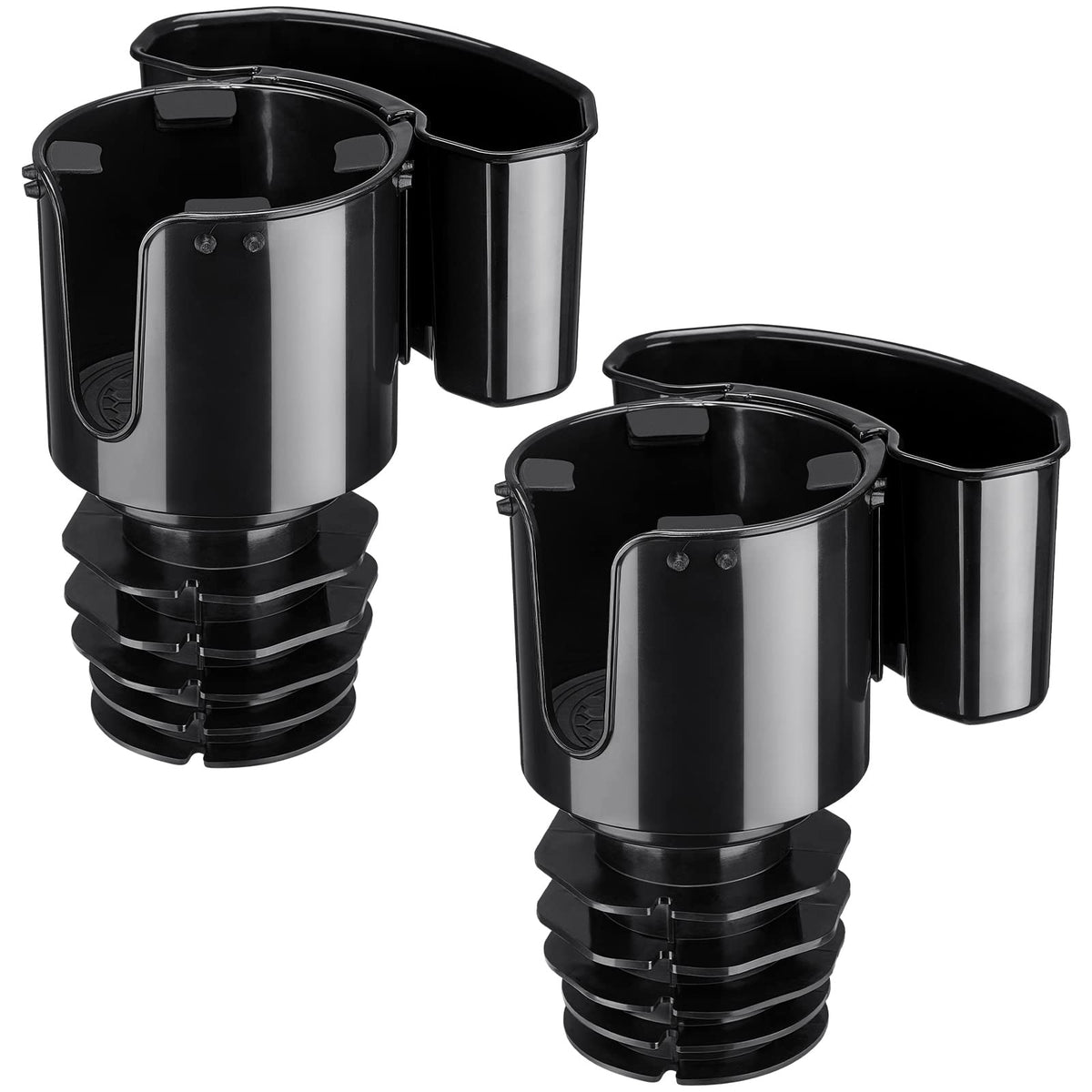 Joytutus Cup Holder With Storage Box 2 Pack, Cup Holder Expander For Car, Large Car Cup Holder Adapt Most Regular Cup Holder 18-