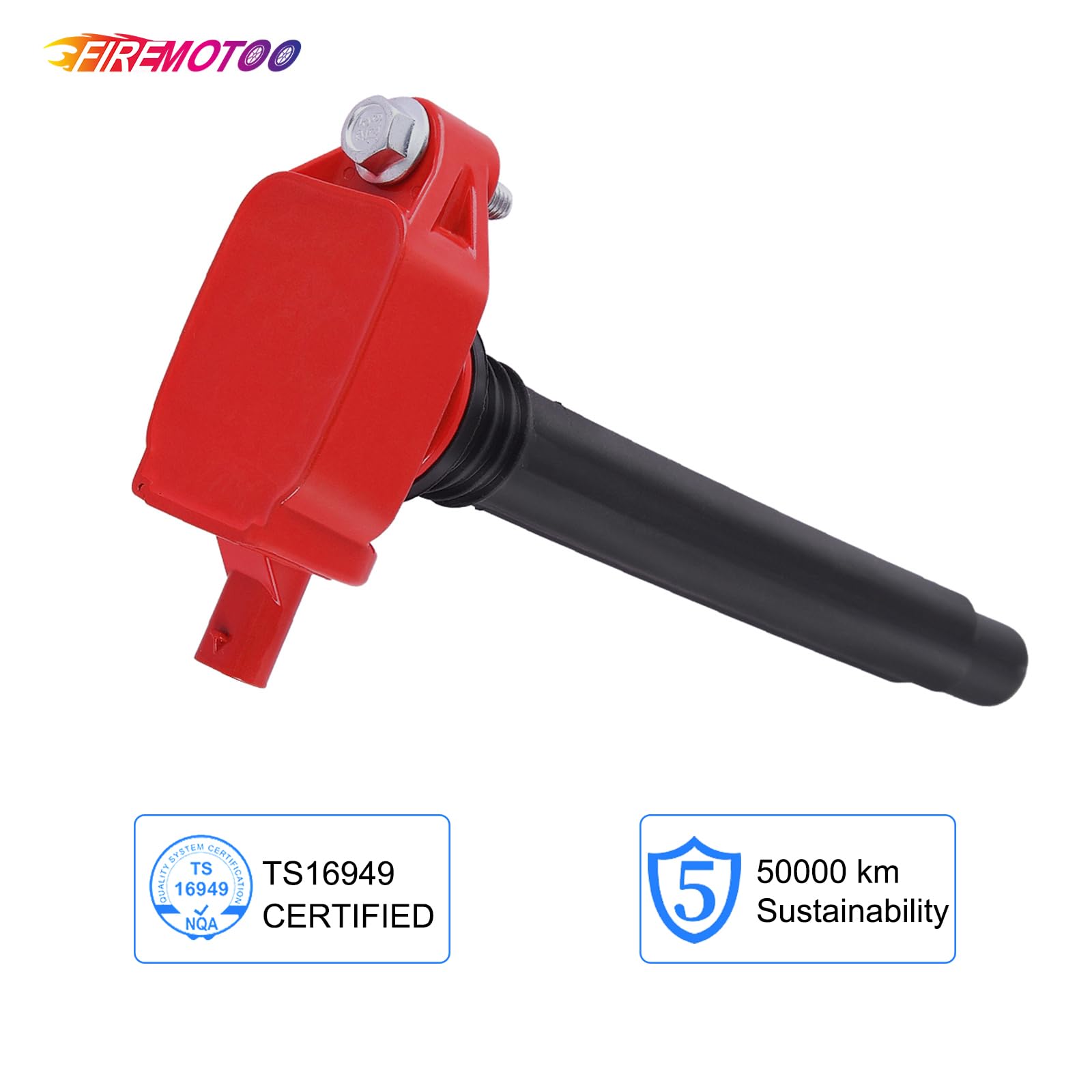 Firemotoo Pack Of 4 Ignition Coil Pack Compatible With 15-17 Chrysler 200 15-17 Jeep Renegade 13-16 Dodge Dart 14-20 Jeep Cherok