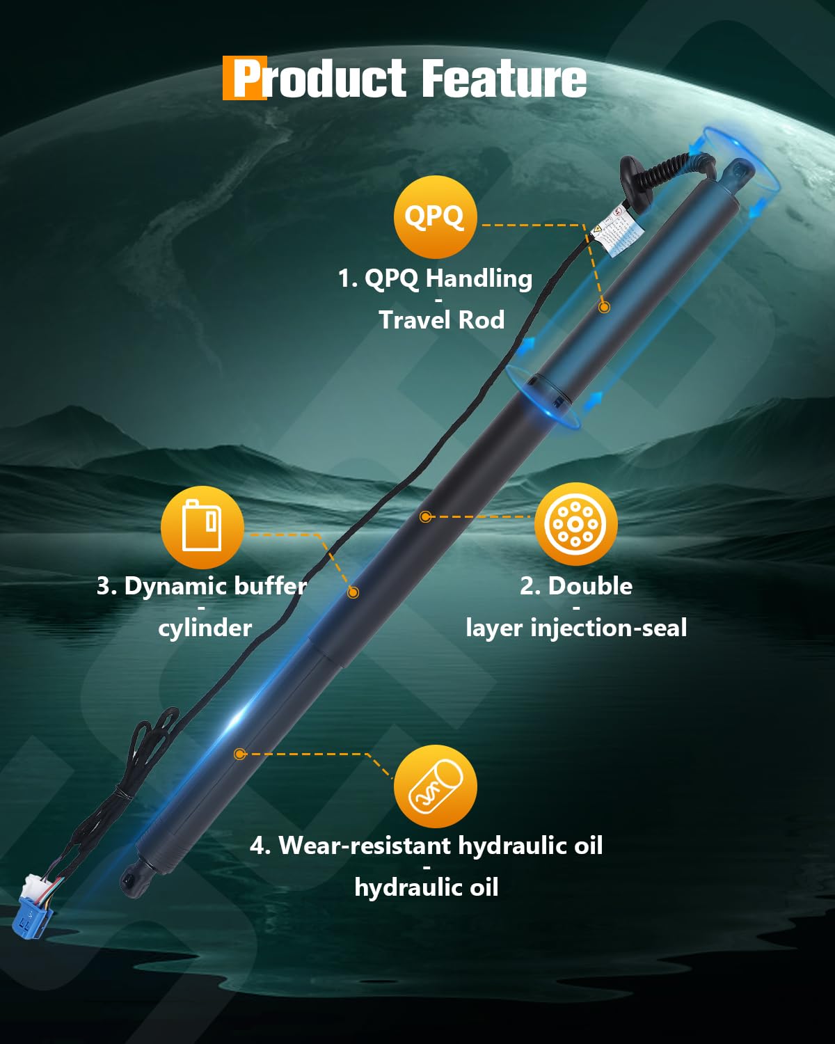 Scitoo Rear Left Tailgate Power Lift Support Shock Strut Fit For Mercedes-Benz Gla250 2015-2020,For Mercedes-Benz Gla45 Amg 2015