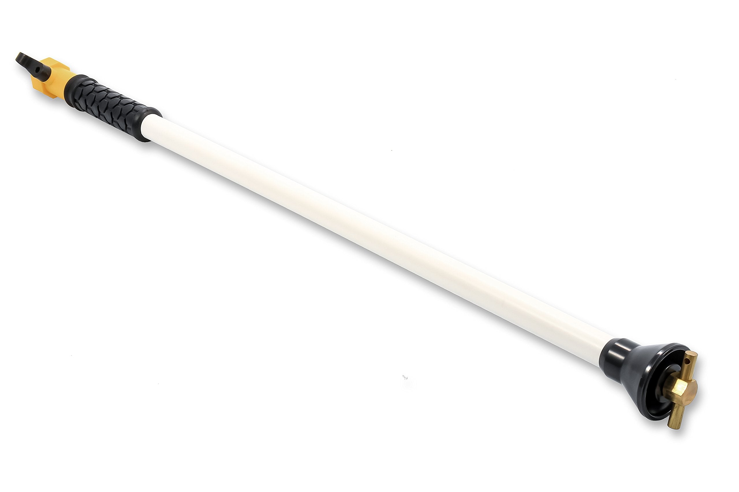 Camco - 21013 RV Straight Swivel Stik with Shutoff Valve- Creates Powerful Cleaning Action That Dislodges and Flushes Stubborn W