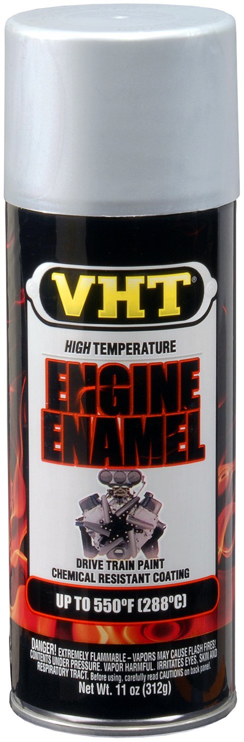 VHT SP127-6PK 550 Engine Enamel High Heat Spray Paint - Universal Aluminum - 11 oz. Aerosol Can, Pack of 6