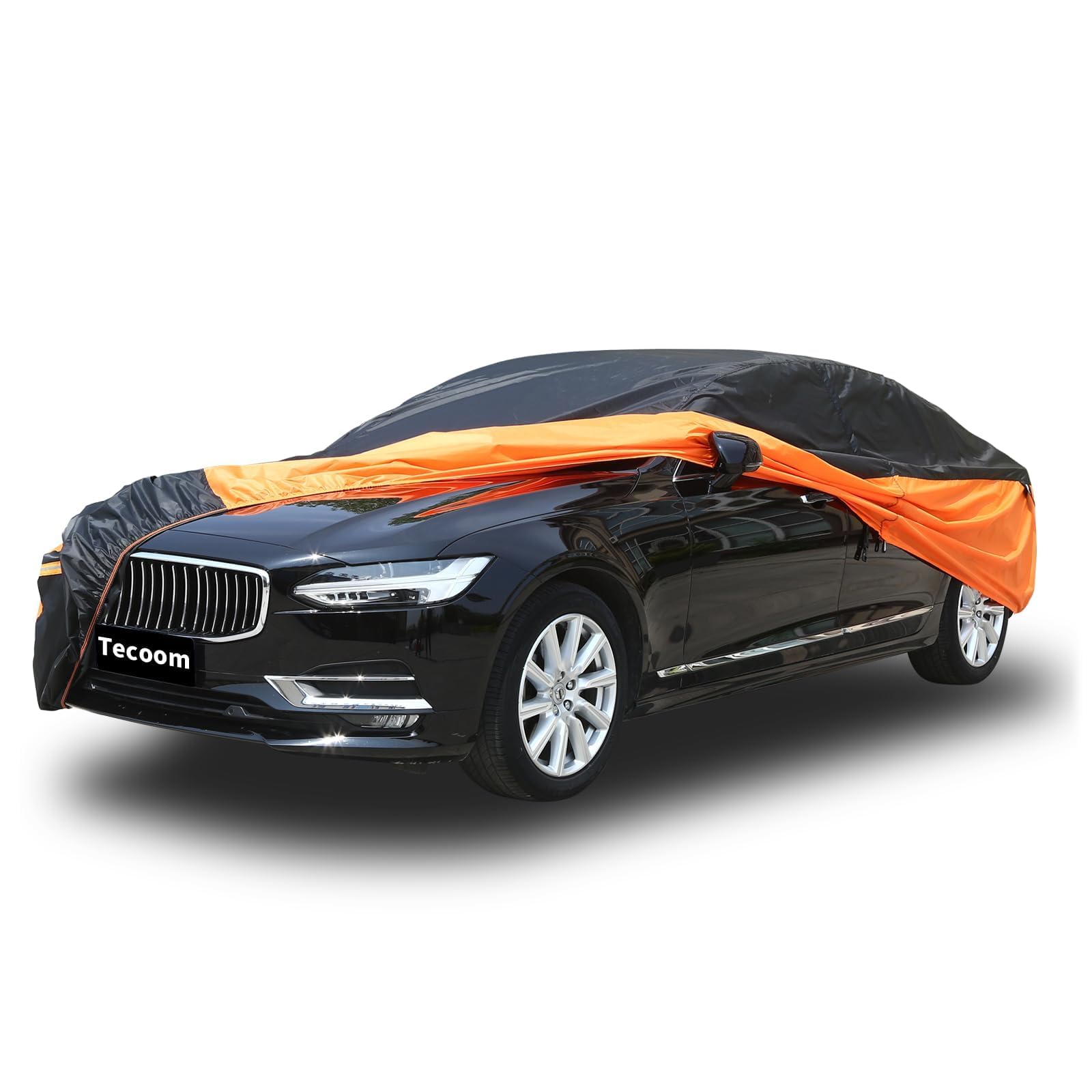 Waterproof Car Cover For Automobiles, All Weather Full Exterior Covers Fit For Toyota Camry Chevrolet Malibu Honda Accord, Unive