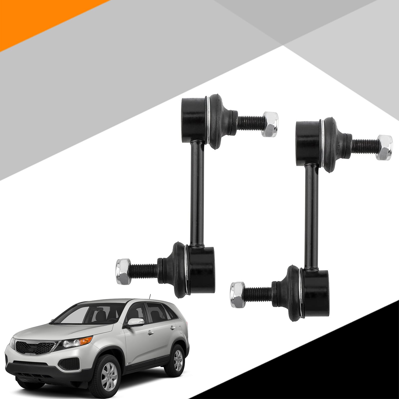 Xopiyao K750279 (2) Rear Sway Bar Link Compatible With 2011-2013 Kia Sorento 2007-2012 Hyundai Santa Fe Veracruz 536152 555302B0