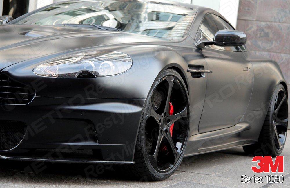 3M 2080 S12 Satin Black 5Ft X 3Ft (15 Sq/Ft) Car Wrap Vinyl Film