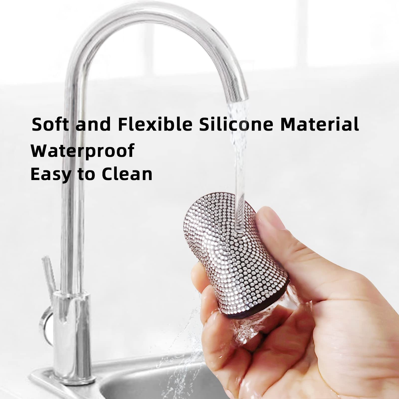 Tyhaui 2 Pack Bling Car Cup Holder Coasters, 2.75 Inch Full Crystal Rhinestone Car Cup Holder Insert Coaster Anti-Slip Auto Auto