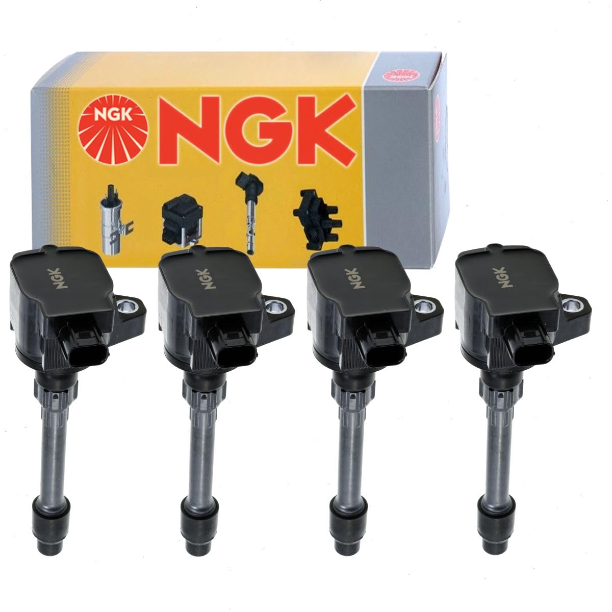 4 pc NGK Ignition Coils compatible with Honda CR-V 1.5L L4 2017-2019