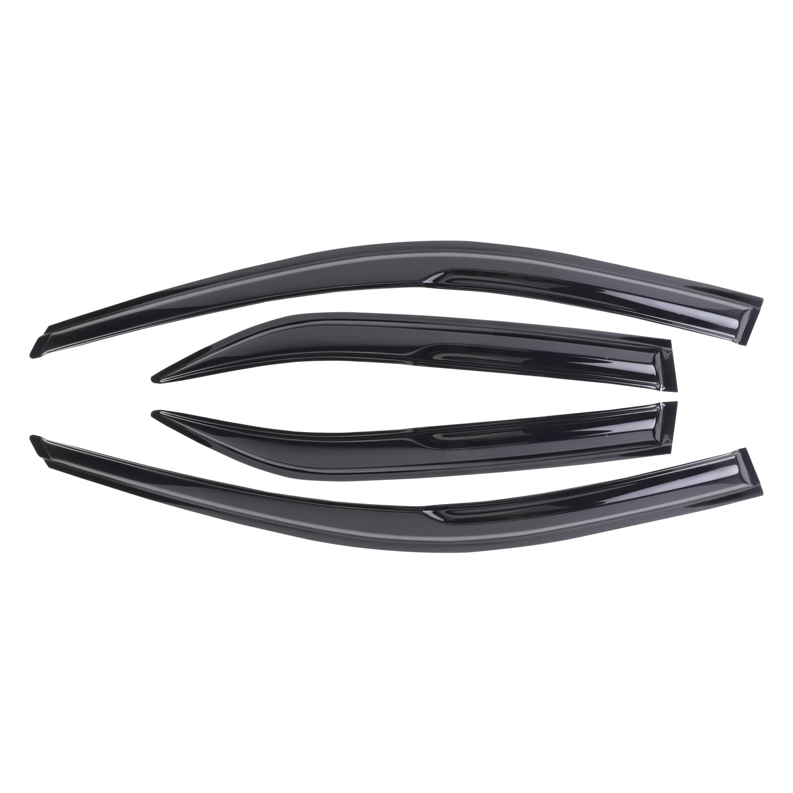 Sontian Window Visor Tape-On Side Compatible With 2012-2017 Toyota Camry Window Visor Deflector Rain Guard Window Visors For Car