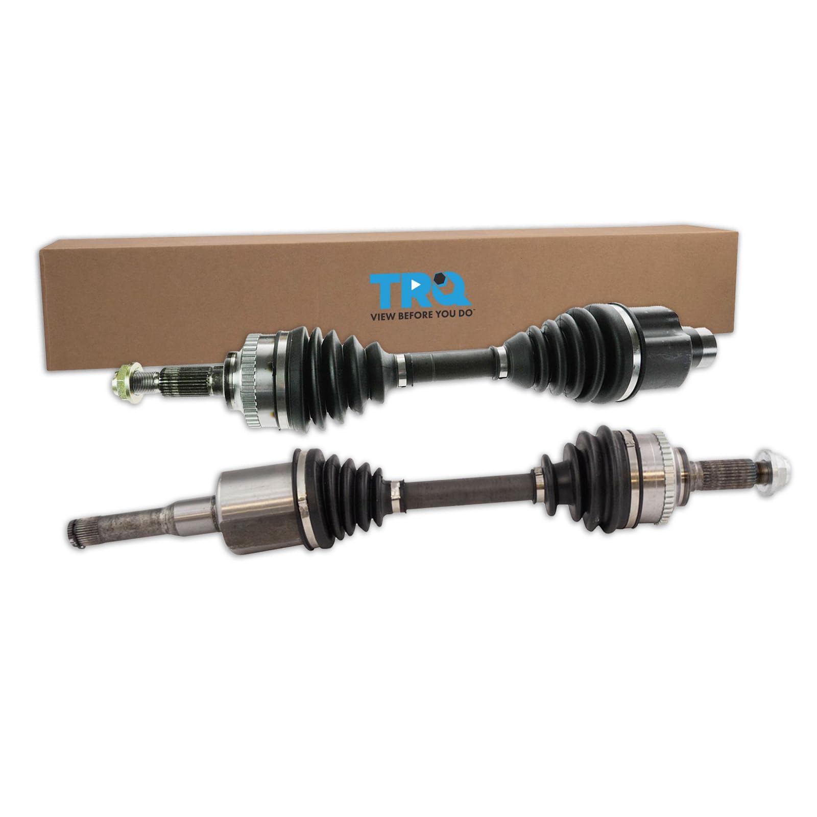 Trq Front Cv Axle Shaft Assembly Set Compatible With 2009-2012 Ford Escape 2009-2011 Mazda Tribute Mercury Mariner