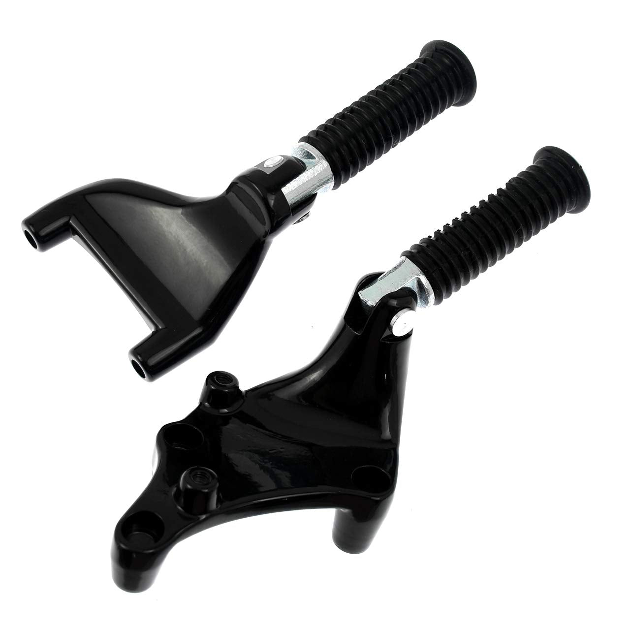 HDBUBALUS Motorcycle Rear Passenger Foot Pegs Footpegs Foot Rests Pedal & Mount Fit for Harley Sportster Iron XL 883 1200 Forty