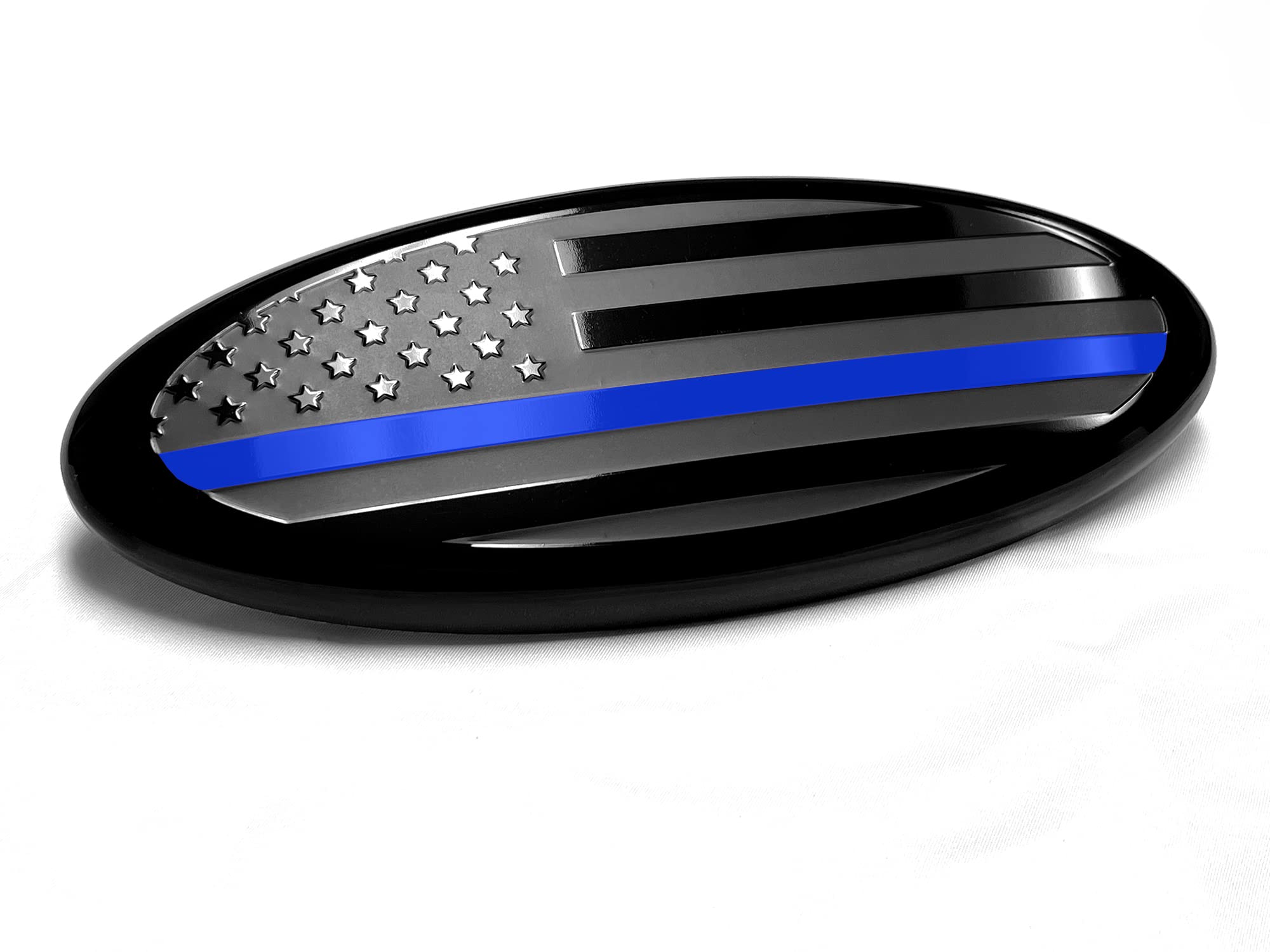 9 inch Front Grille/Tailgate Emblem 9''X3.5'' Oval Decal Badge Nameplate for F150, for F250, for F350, for Edge, for Explorer, f