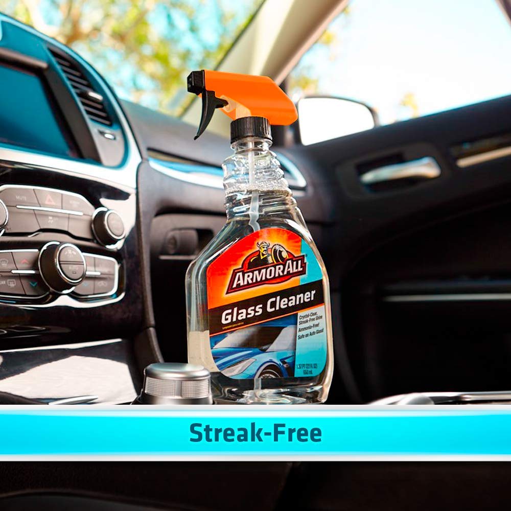 Armor All Auto Glass Cleaner , Streak-Free Car Glass Cleaner Spray, 22 Fl Oz Each, 6 Pack