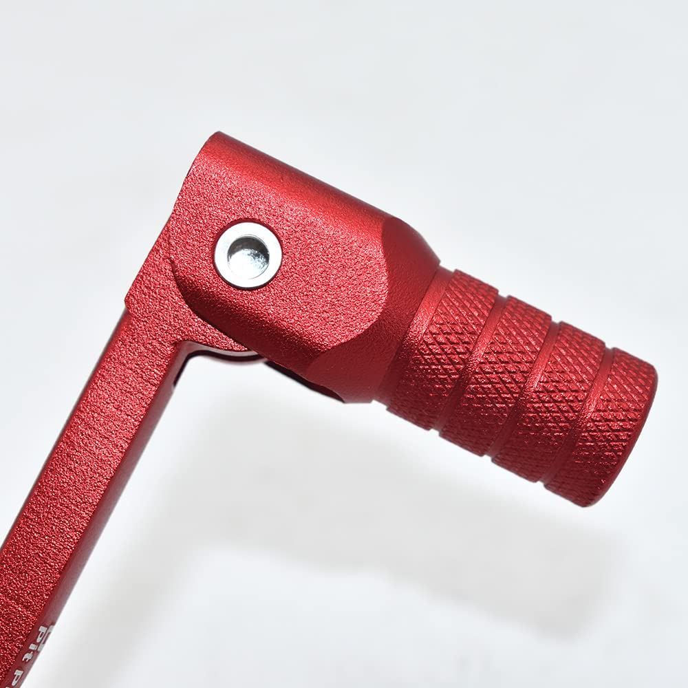 Cnc Aluminum Gear Shifter Lever, Foldable Gear Shift Lever Fit For 50Cc 110Cc 250Cc Crf50 Xr50 Xr Crf Dirt Pit Monkey Bike Motorcycle Atv Quad Accessory Red
