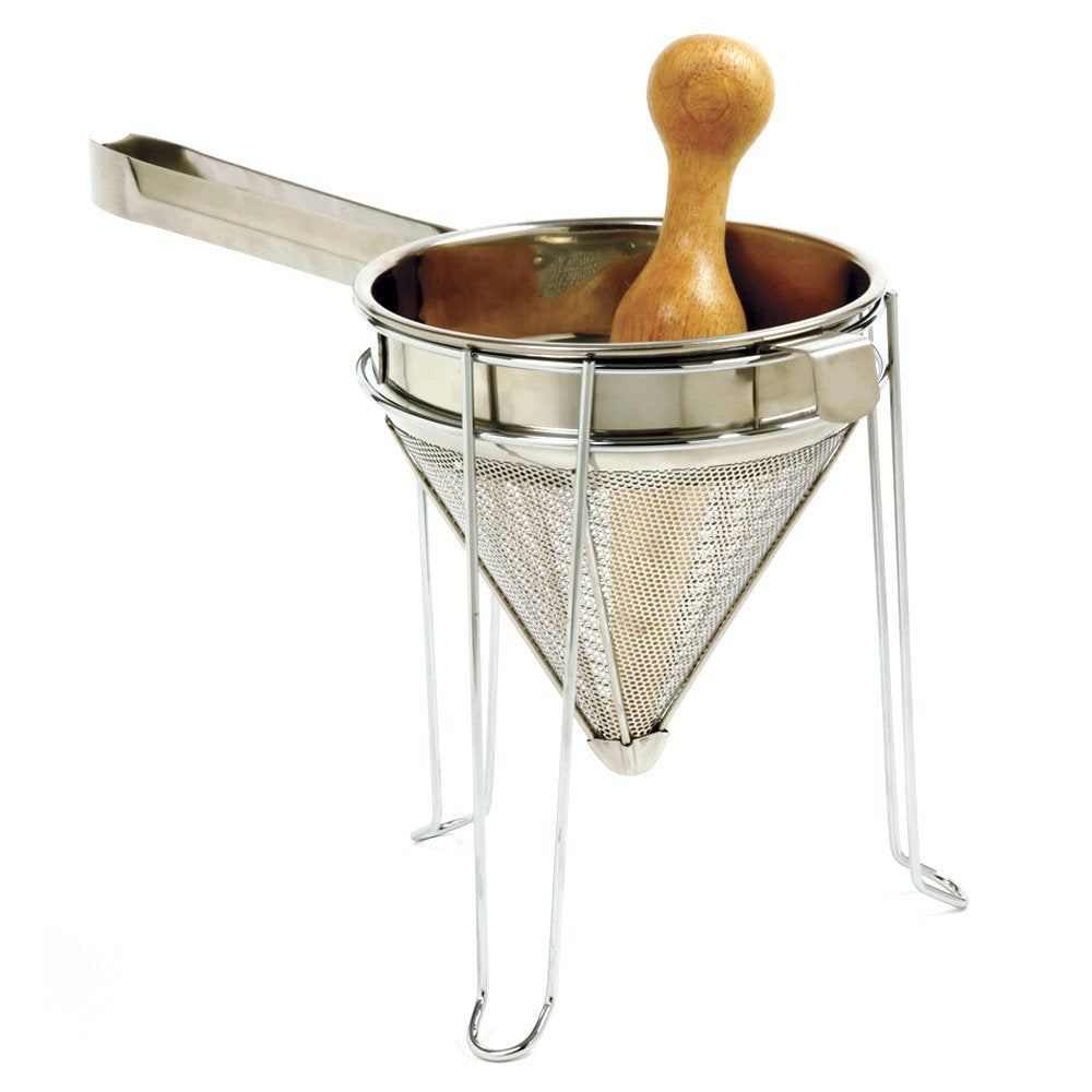 Norpro Stainless Steel 642 Chinois with Stand and Pestle Set, 9 x 7 x 7
