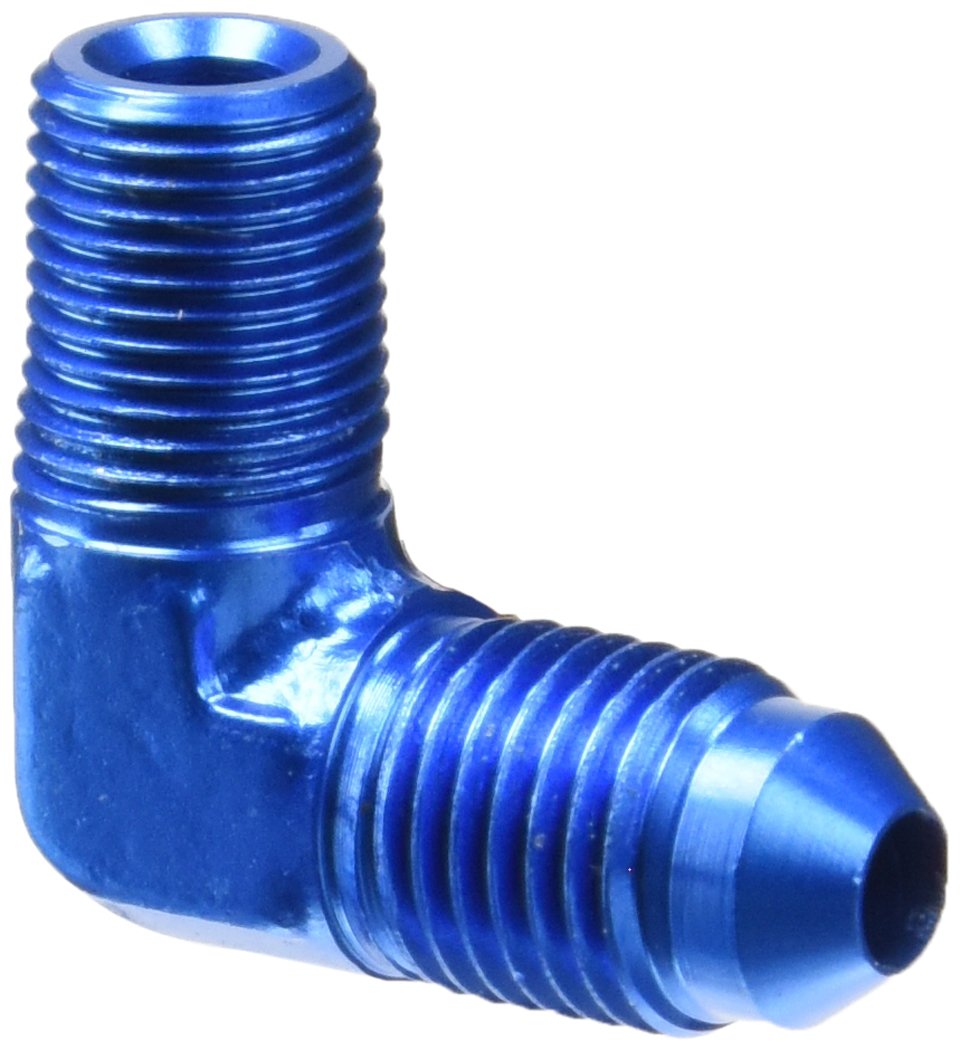 Aeroquip Fcm2031 Blue Anodized Aluminum -04An To 1/8 90-Degree Pipe Adapter