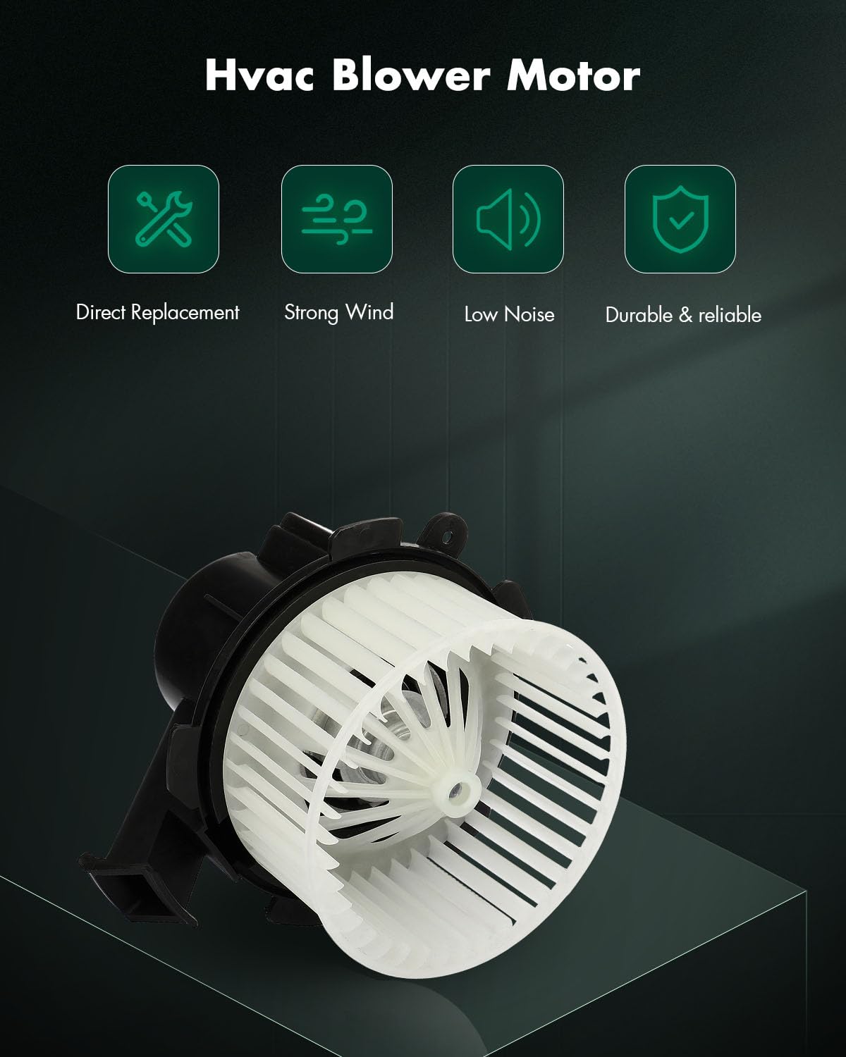 Scitoo Hvac Heater Blower Motor W/Fan Cage Fit For Smart For Fortwo 2008-2015 Replace 4518300108