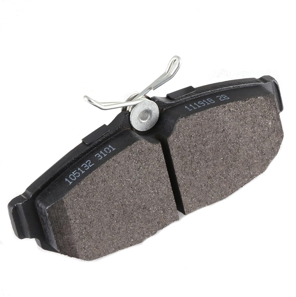 Eccpp D1081-7986 D1082-7987 Front & Rear Semi Metallic Disc Brake Pad Set Fit For Ford For Mustang 2005-2010