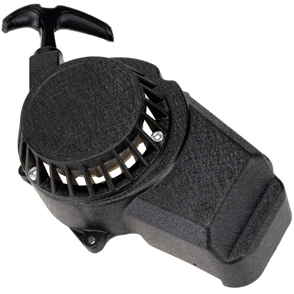 Hiaors Alloy Recoil Pull Starter For 47Cc 49Cc 50Cc 2 Stroke Syx Moto Holeshot Ssr Sx50 Coolster Qg50 Mototec Demon Xpro Hawk Drx Kids Mini Dirt Bike Apex Cagllari Pocket Rocket Bike Quad Atv Parts