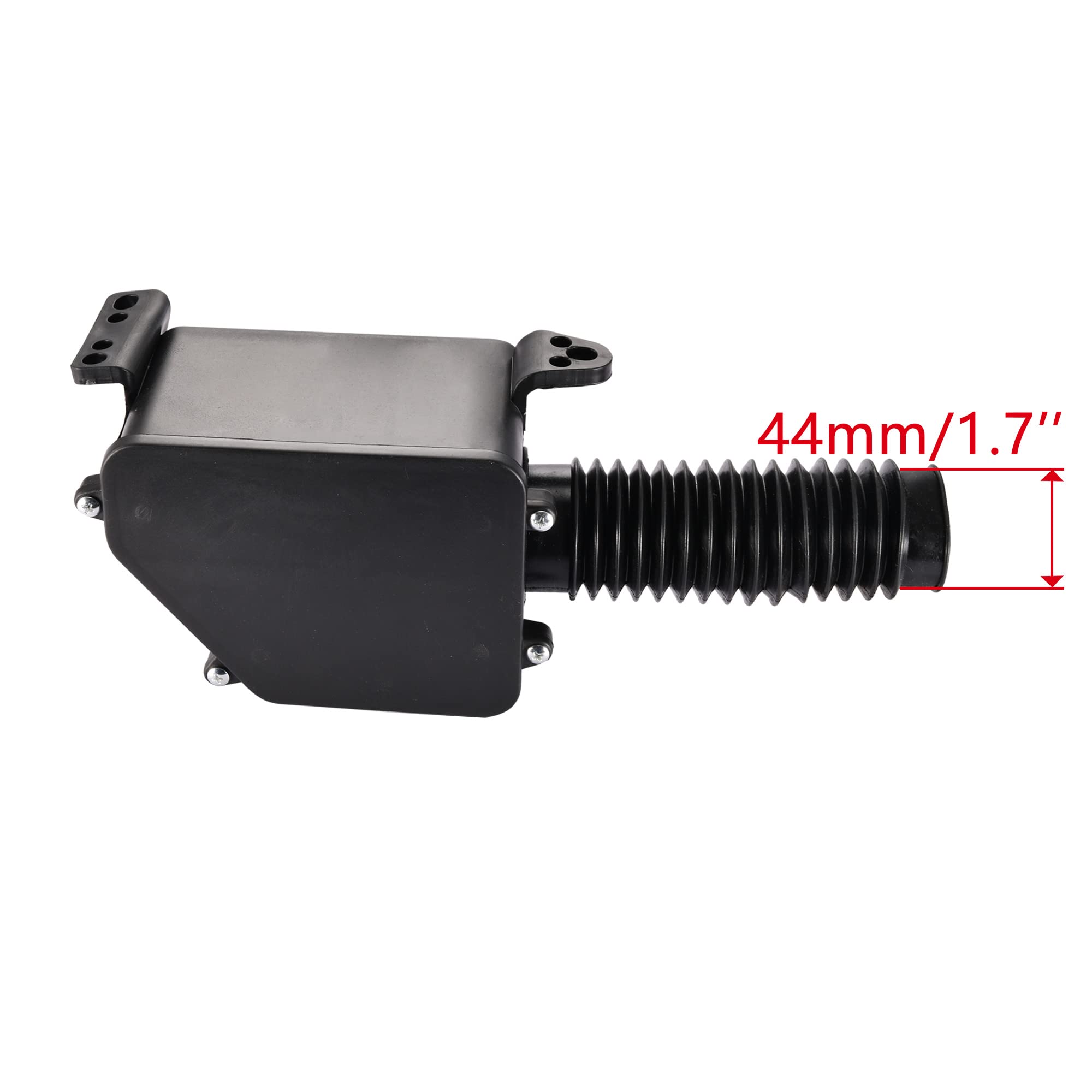 Woostar 44Mm Air Filter Box Intake Cleaner Replacement For 150Cc Gy6 Atv 4 Wheeler Dune Buggy Go Kart Scooter