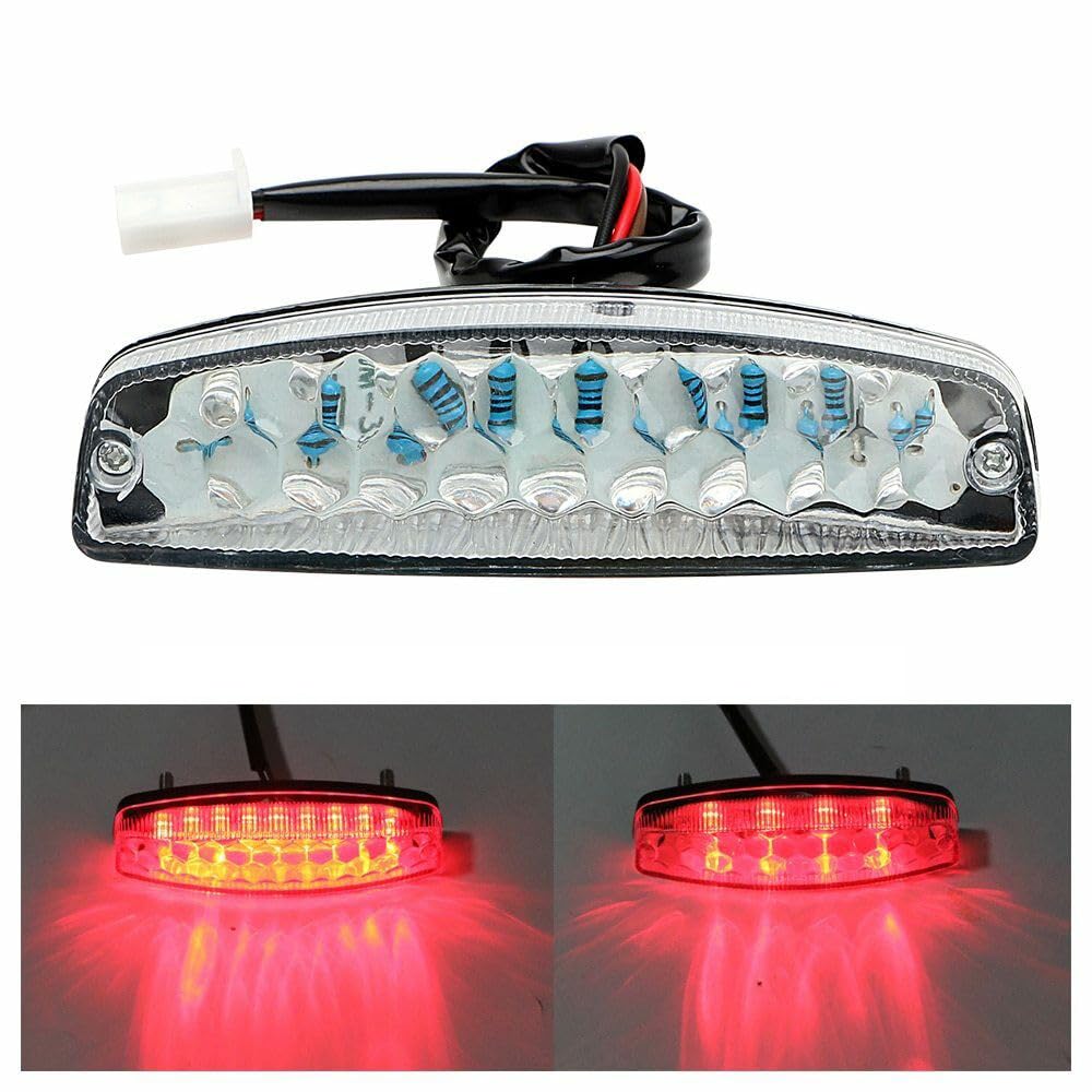 Harifoger Led Rear Tail Brake Lights For 50Cc 70 Cc 90Cc 110Cc 125Cc 150Cc 4 Wheeler Taotao Sunl Jcl Kazuma Coolster Roketa Chin