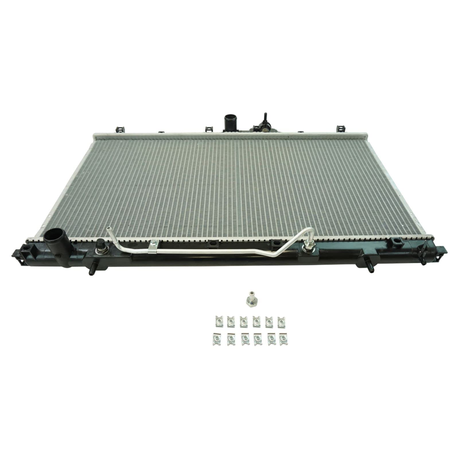 Trq Radiator Assembly Aluminum Core Compatible With 04-12 Mitsubishi Galant Cu2722 Cu2723 Cu2724