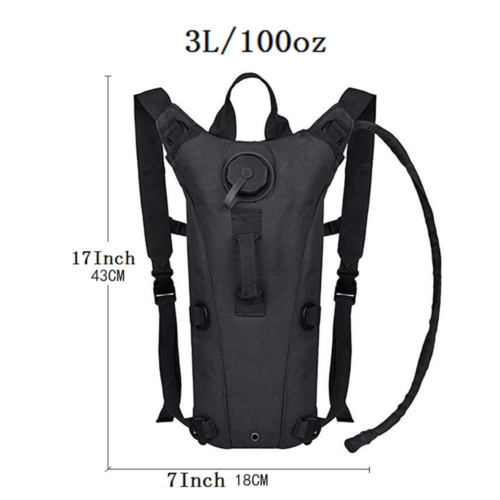 Atbp Tactical Water Hydration Pack Camel Backpack Hydration Carrier Backpack,3L Water Bladder Backpack,Military Class,Leakproof For Running Jogging Cycling Hiking