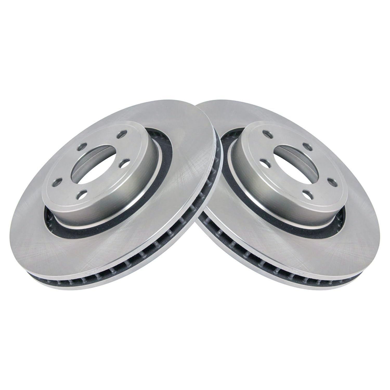 Trq Front Brake Rotors Set Vented Compatible With 2015-2020 Ford Mustang