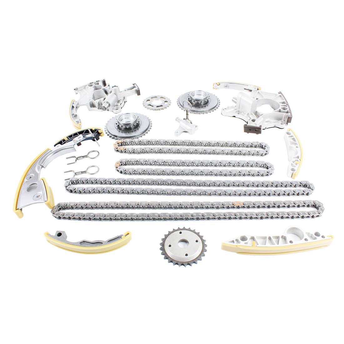 Dnj Tk814 Timing Chain Kit For 2005-2009 / Audi / A4, A4 Quattro, A6, A6 Quattro / 3.2L / Dohc / V6 / 24V / 3123Cc / Bkh