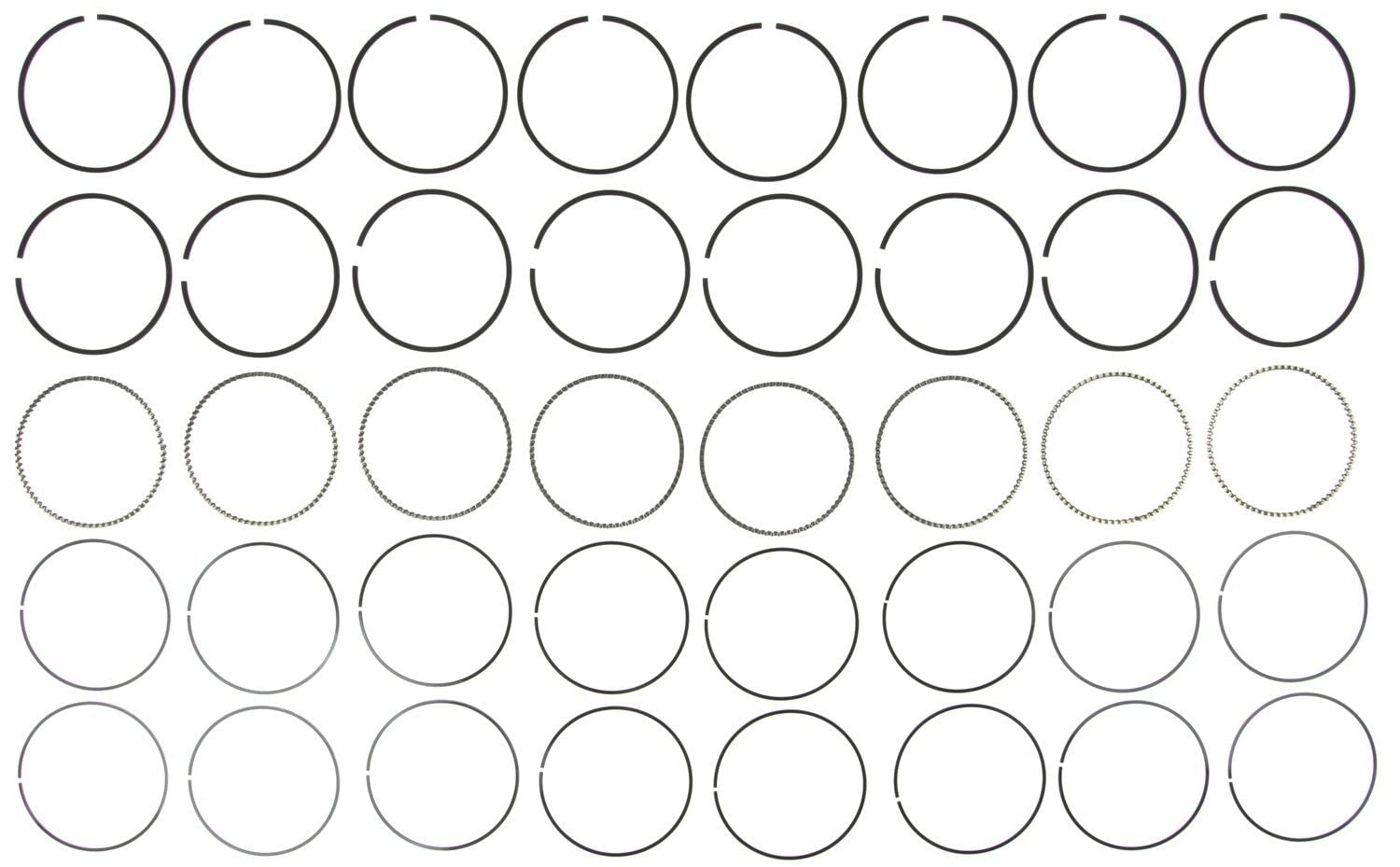 Mahle 41858CP Engine Piston Ring Set, OE