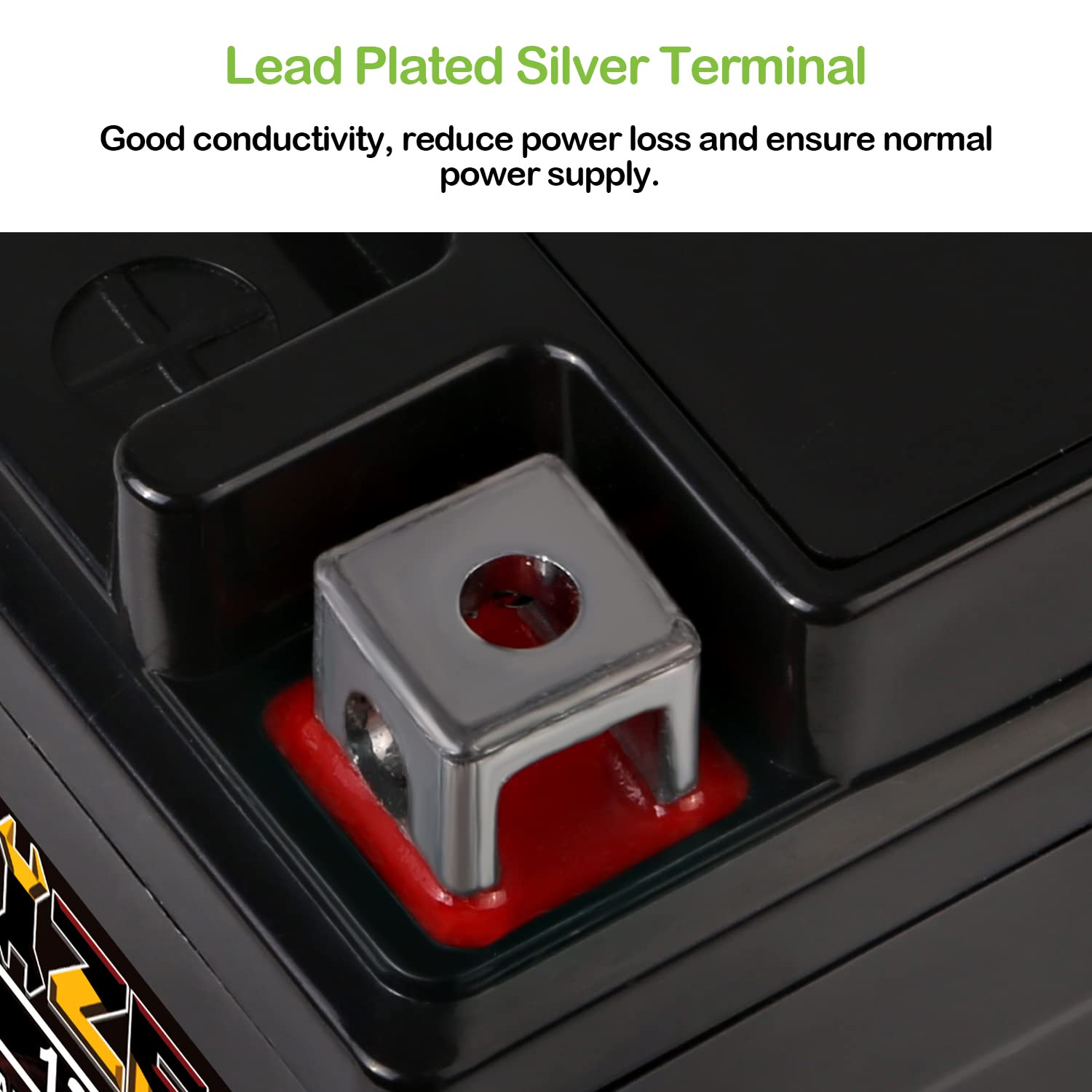 Weize YTX4L-BS High Performance-Rechargeable-Sealed Motorcycle Battery Compatible With Polaris Scrambler, Sportsman 90, Honda Sc