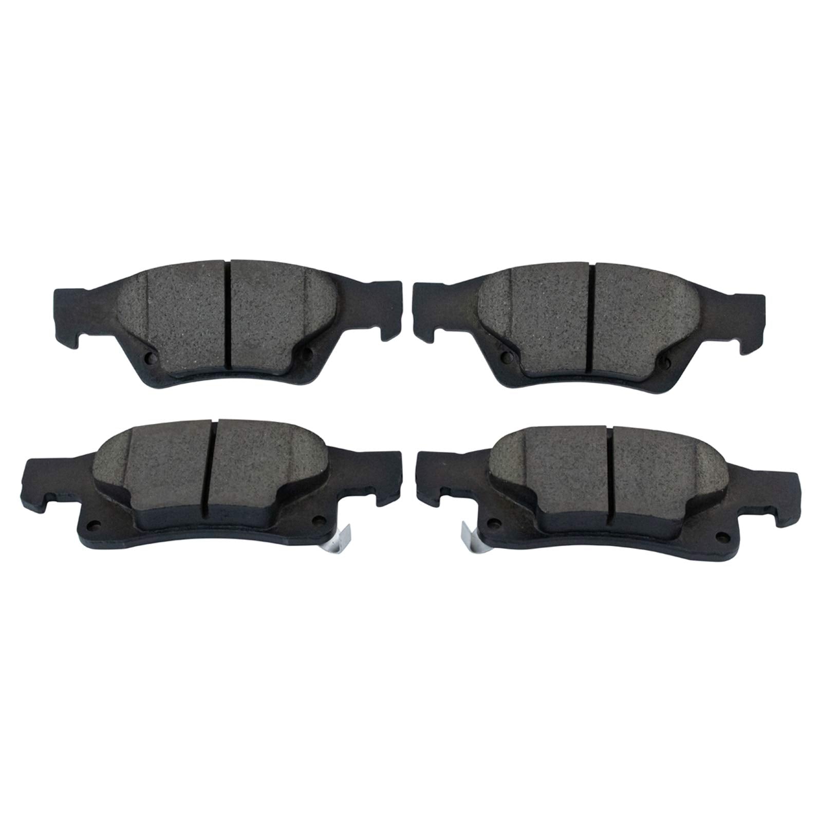 Trq Rear Brake Pad & Rotor Kit Brake Pads Brake Rotor Ceramic Premium G-Coated Compatible With 2011-2020 Dodge Durango Jeep Gran
