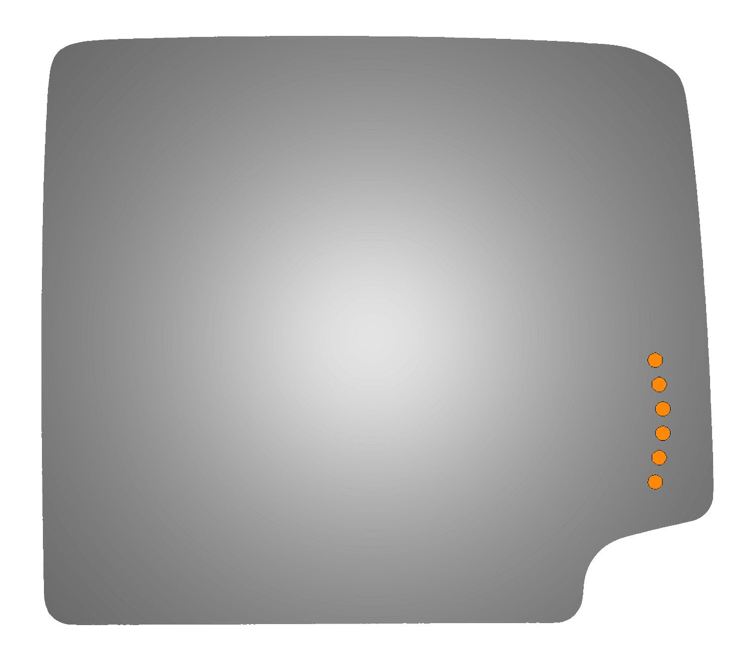 Burco 4623S Side View Mirror W/Signal For Chevrolet Silverado 1500 2016-2018 Passenger