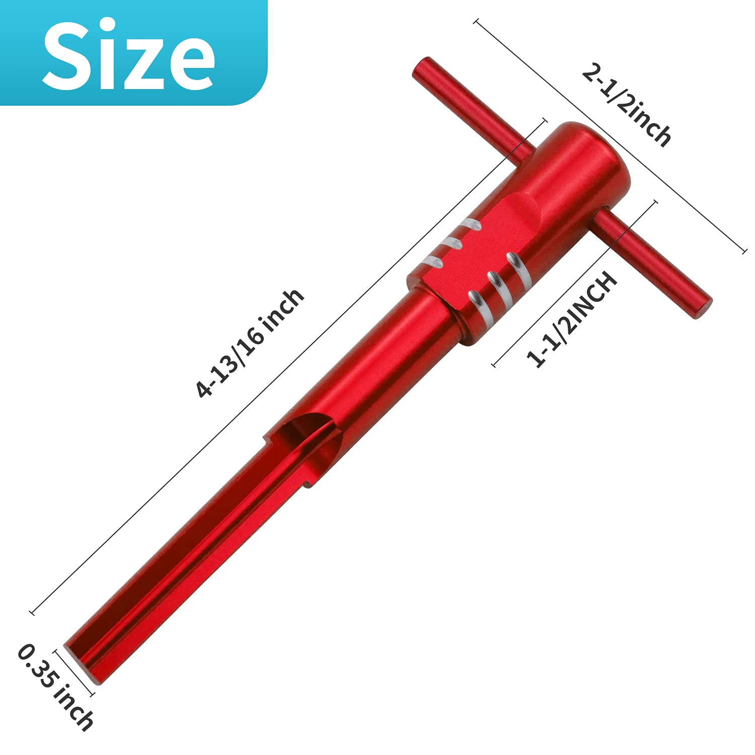 Ignition Switch Housing Motorcycle Alignment Tool Compatible With 2014-2020 Harley Touring Models - Red