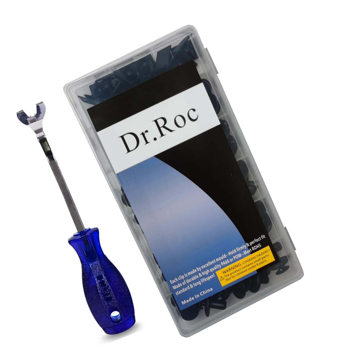 Dr.Roc Bumper Clips Bumper Push Rivets Body Clips Fender Liner Clips Retainers Kit with Fastener Remover Compatible with Subaru
