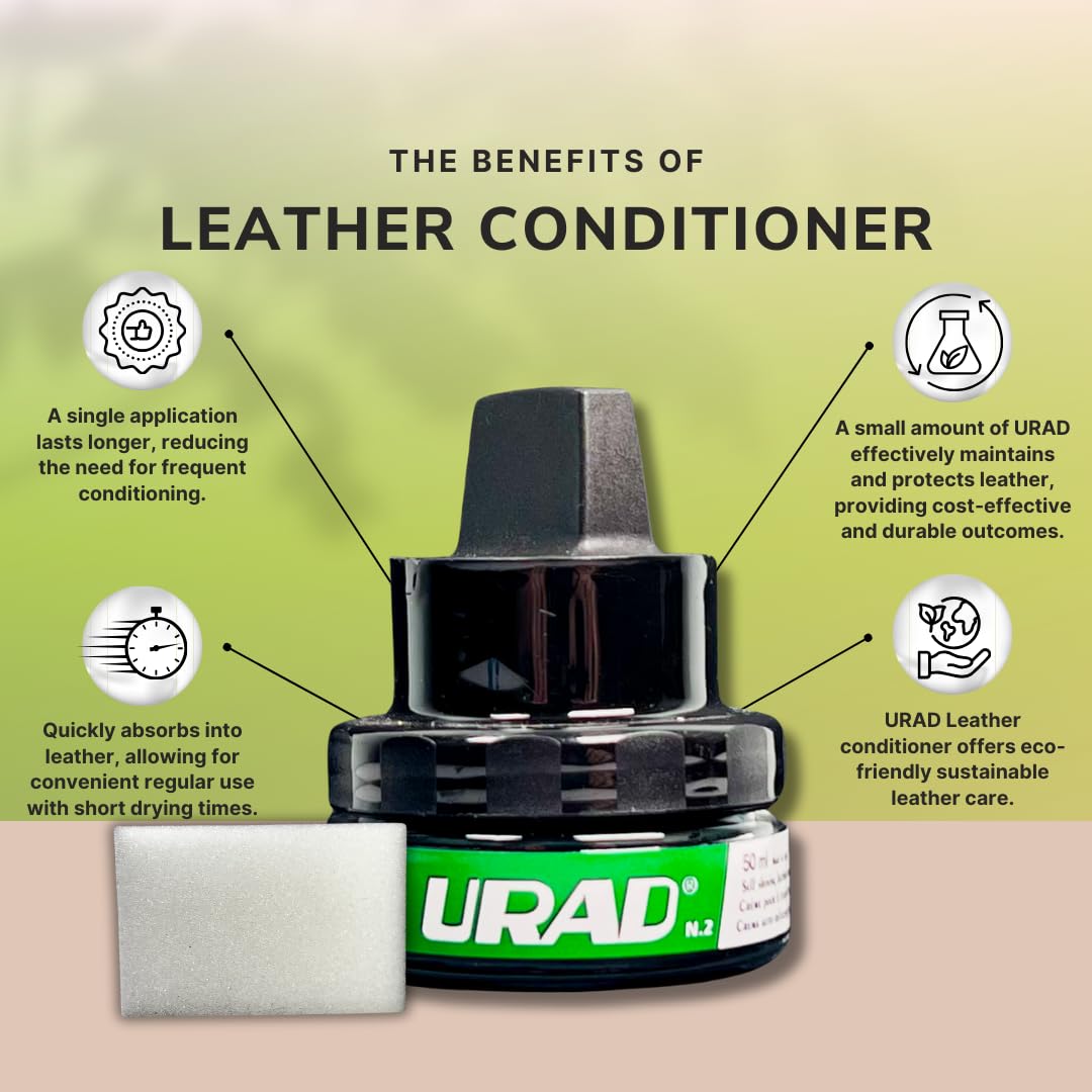 Urad Black One Step All-In-One Leather Conditioner 50Ml