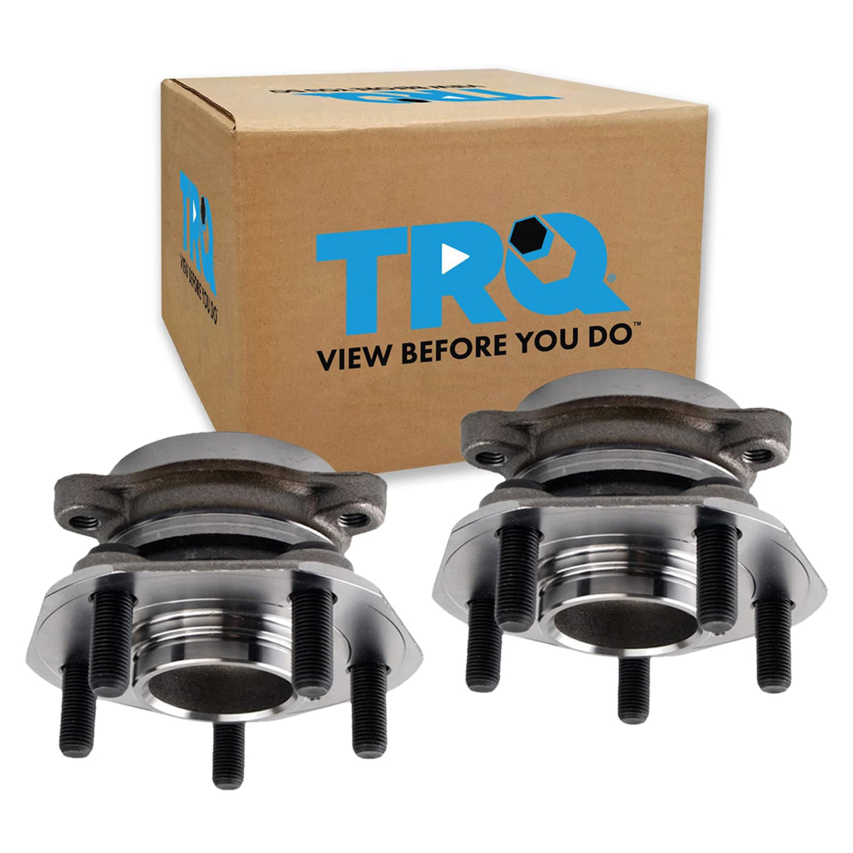Trq Front Wheel Hub Bearings Assembly Set Compatible With 2017-2019 Tesla 3