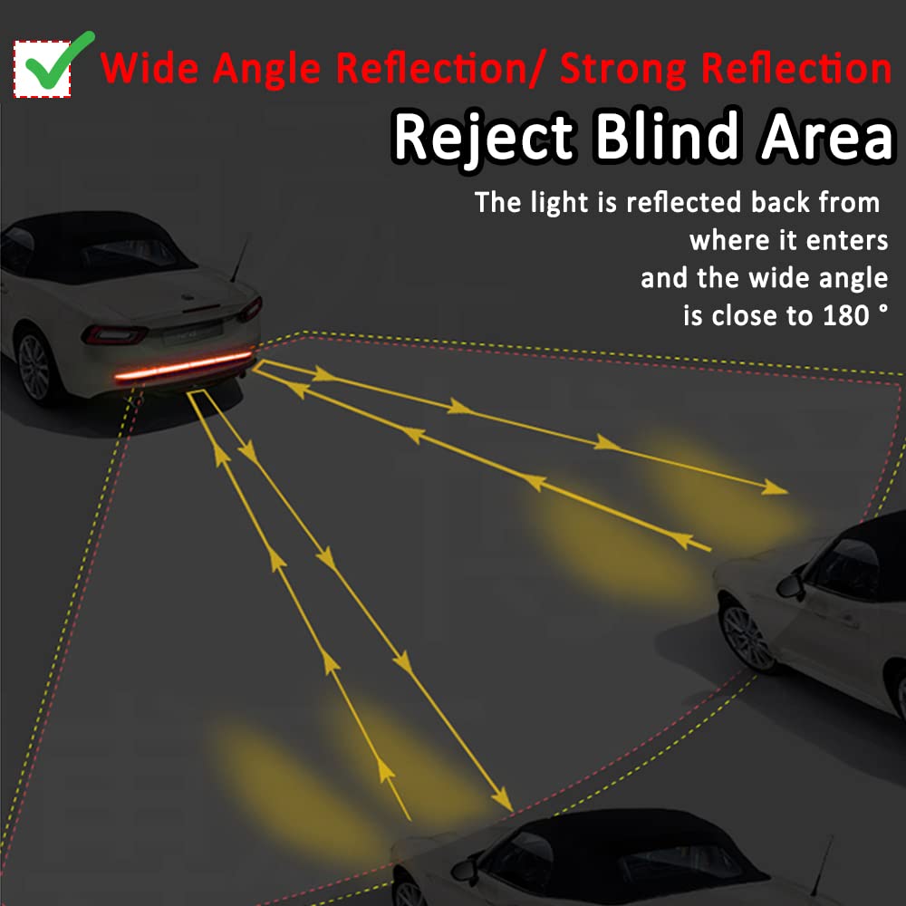 Strong Reflective Stripe Stickers, Waterproof Self Adhesive Stickers, Car Bumper Reflective Stickers, Waterproof Self Adhesive S